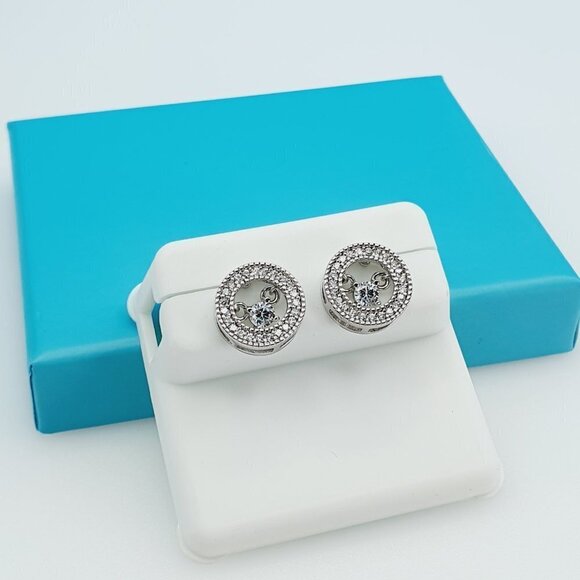 "925 Sterling Silver CZ Beautiful Earrings for Women, 1USPAR4192 - Picture 11 of 11